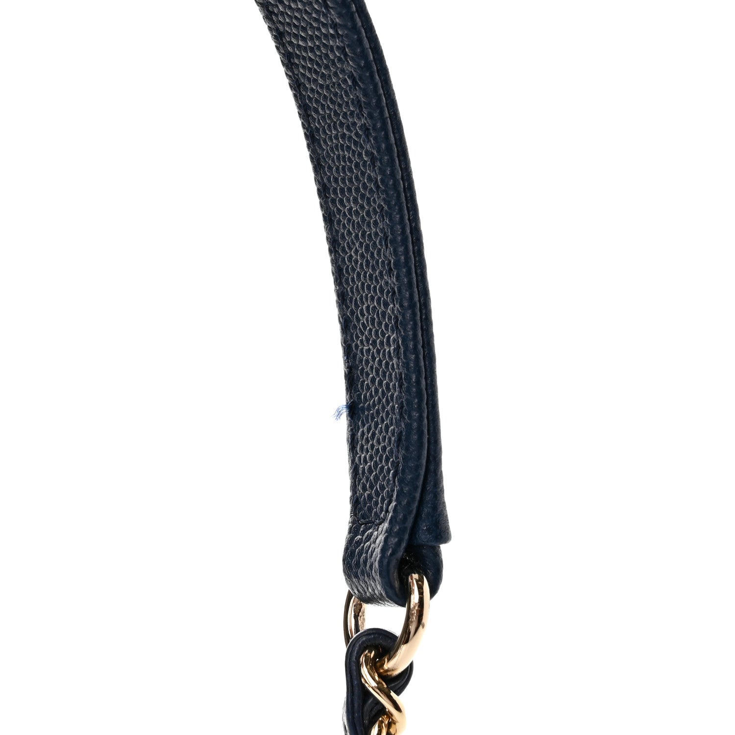 Chanel Caviar Quilted Lizard Embossed Mini Coco Handle Flap Dark Blue 11 of 12