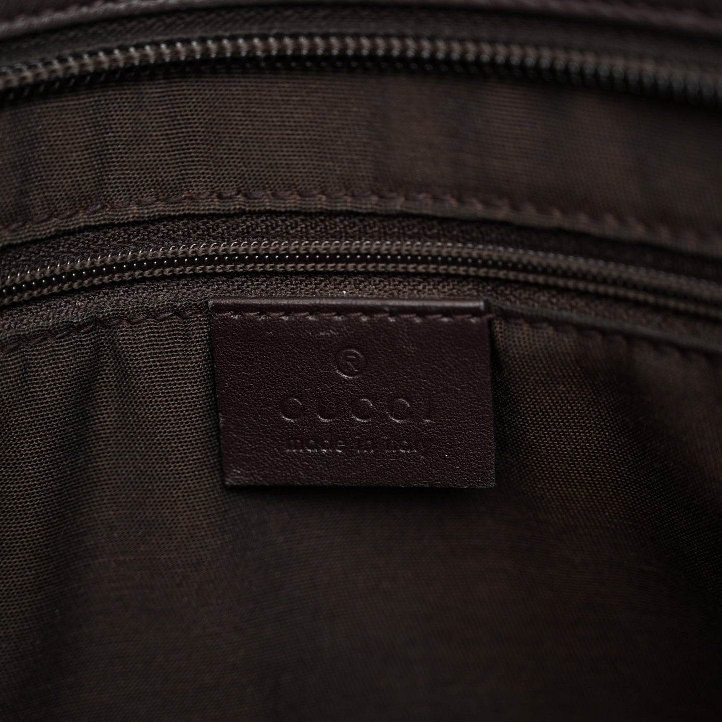 GG Plus Monogram Medium Flat Messenger Bag Dark Brown