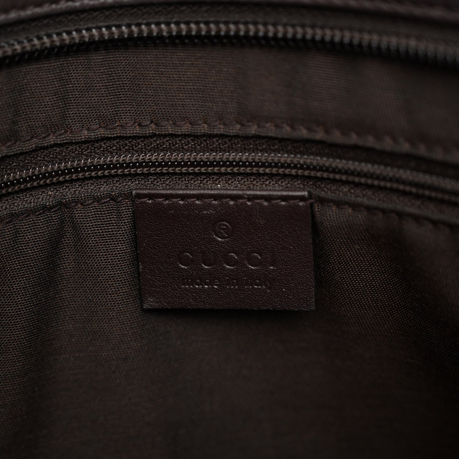Gucci GG Plus Monogram Medium Flat Messenger Bag Dark Brown 6 of 11