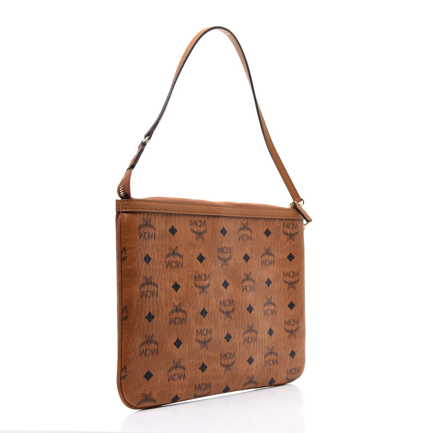 Visetos Liz Shopper Tote Pouch Cognac