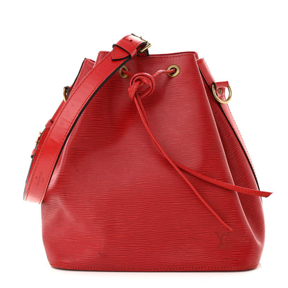 Louis Vuitton Epi Petit Noe Castillan Red 1 of 13