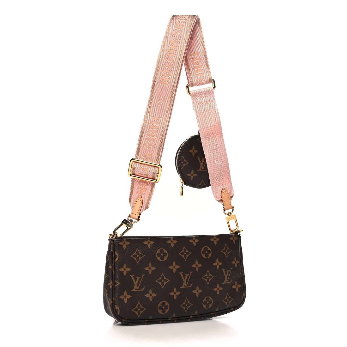 Monogram Multi Pochette Accessories Rose Clair