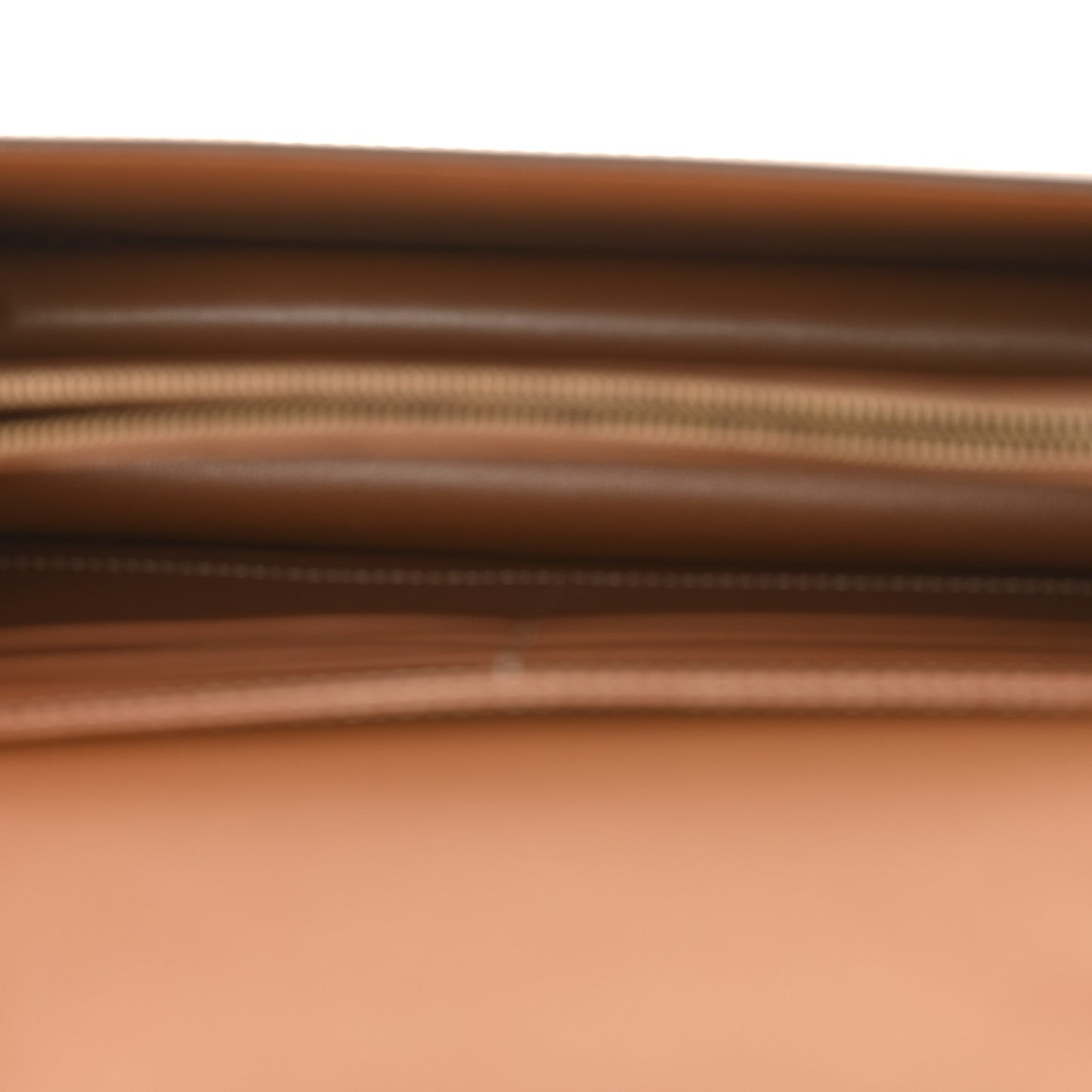 Triomphe Canvas Calfskin Enveloppe Bag Tan