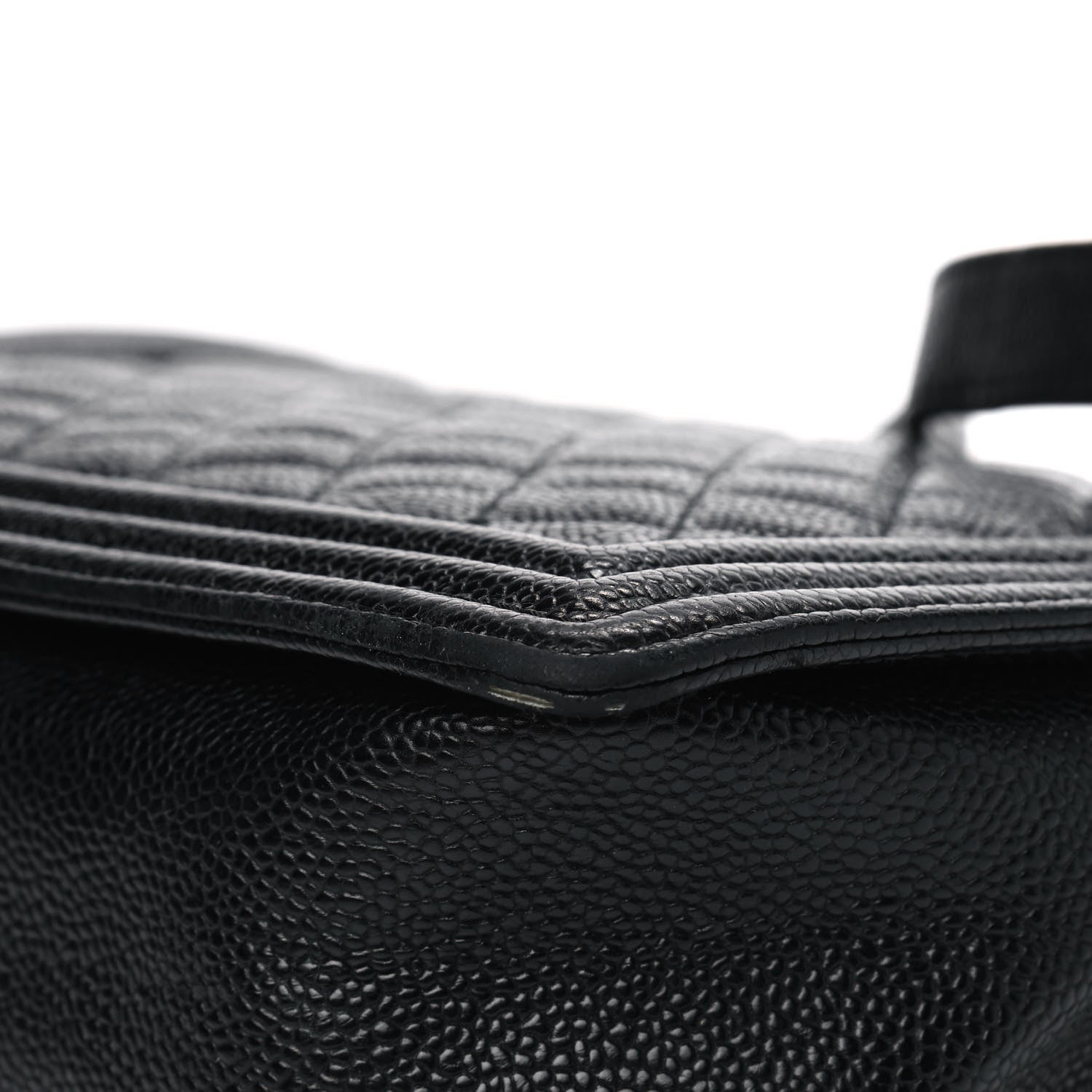 Chanel Caviar Quilted Large Boy Flap Black 9 of 10