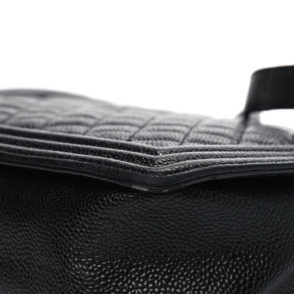 Chanel Caviar Quilted Large Boy Flap Black 9 of 10
