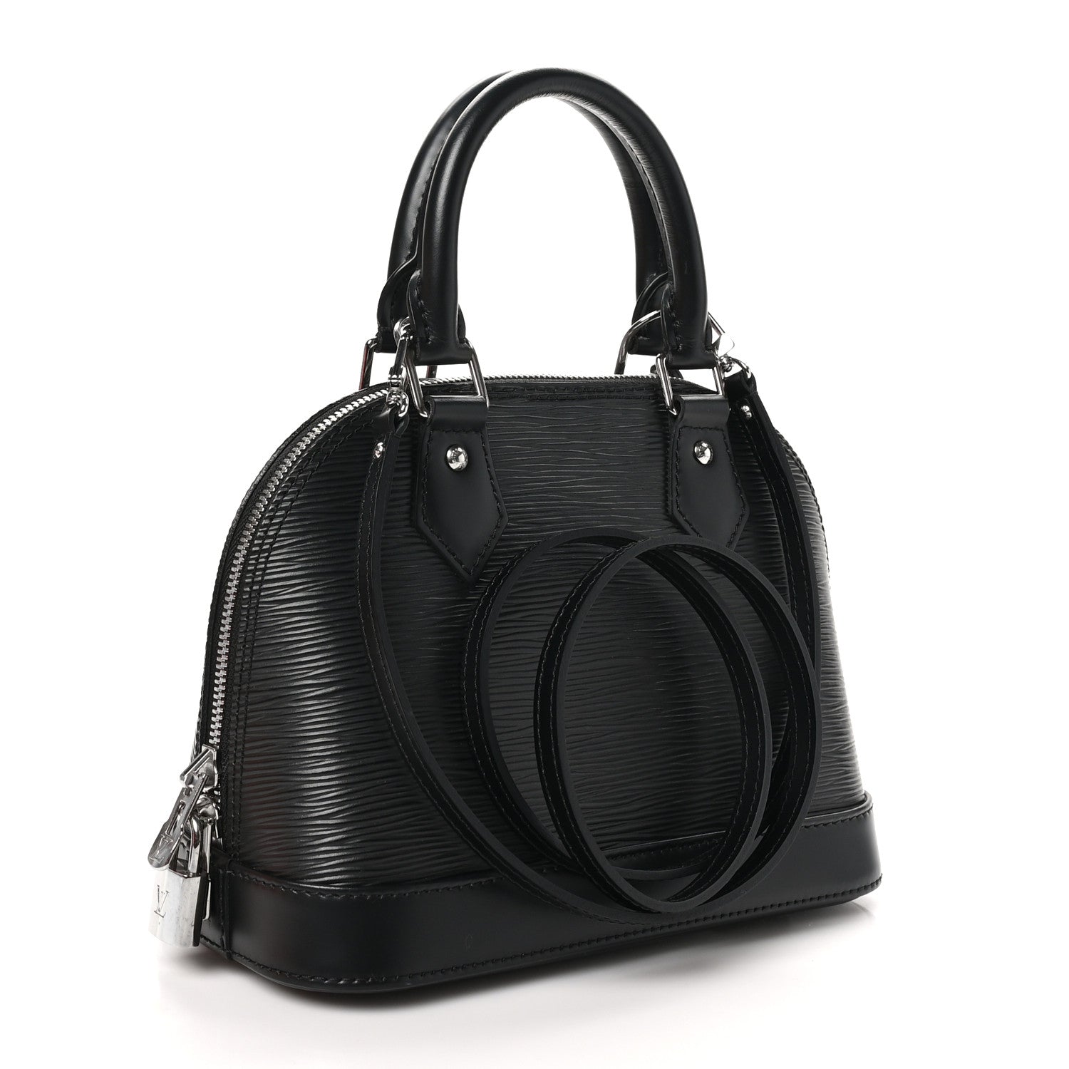Louis Vuitton Epi Alma BB Black 2 of 10