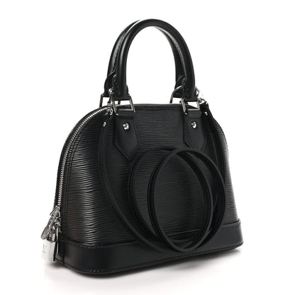 Louis Vuitton Epi Alma BB Black 2 of 10