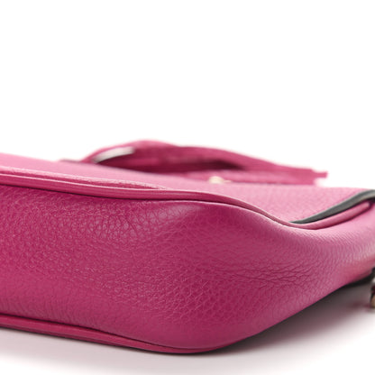 Gucci Cellarius Calfskin Medium Soho Flap Crossbody Bright Bouganville 9 of 9