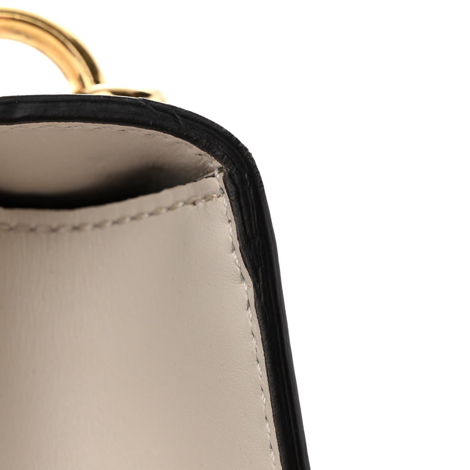 Gucci Calfskin Mini Sylvie Chain Shoulder Bag White 11 of 13