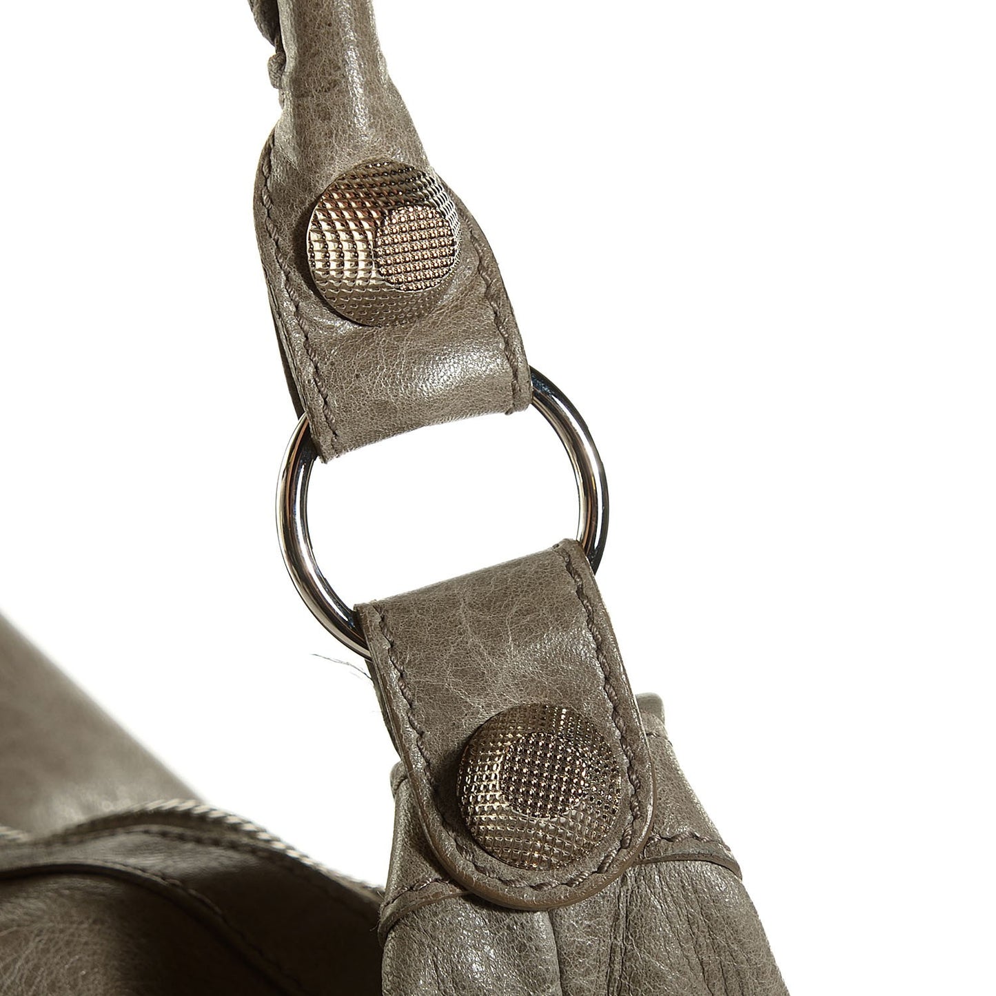 Agneau Giant 21 Silver Hardware Day Hobo Argent
