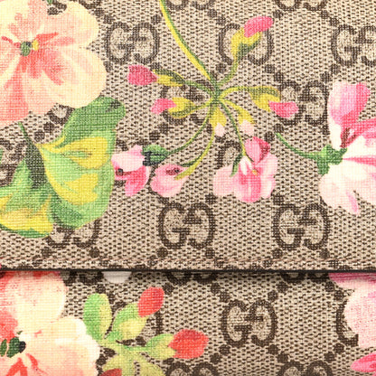 Gucci GG Supreme Monogram Blooms Continental Wallet Beige Multicolor Dry Rose 8 of 10