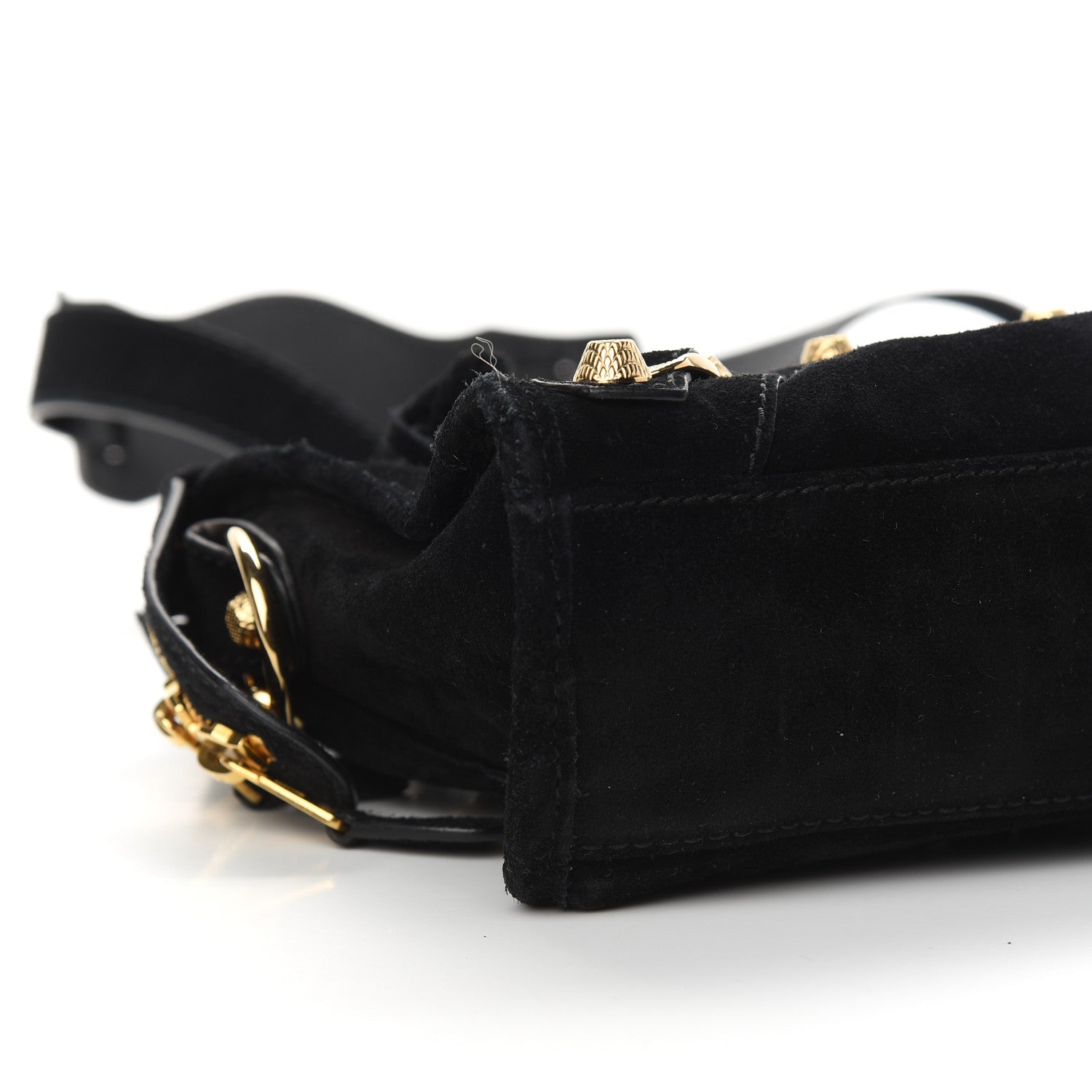 Balenciaga Baby Daim Suede Giant 12 Gold Hardware Mini City Black 8 of 10