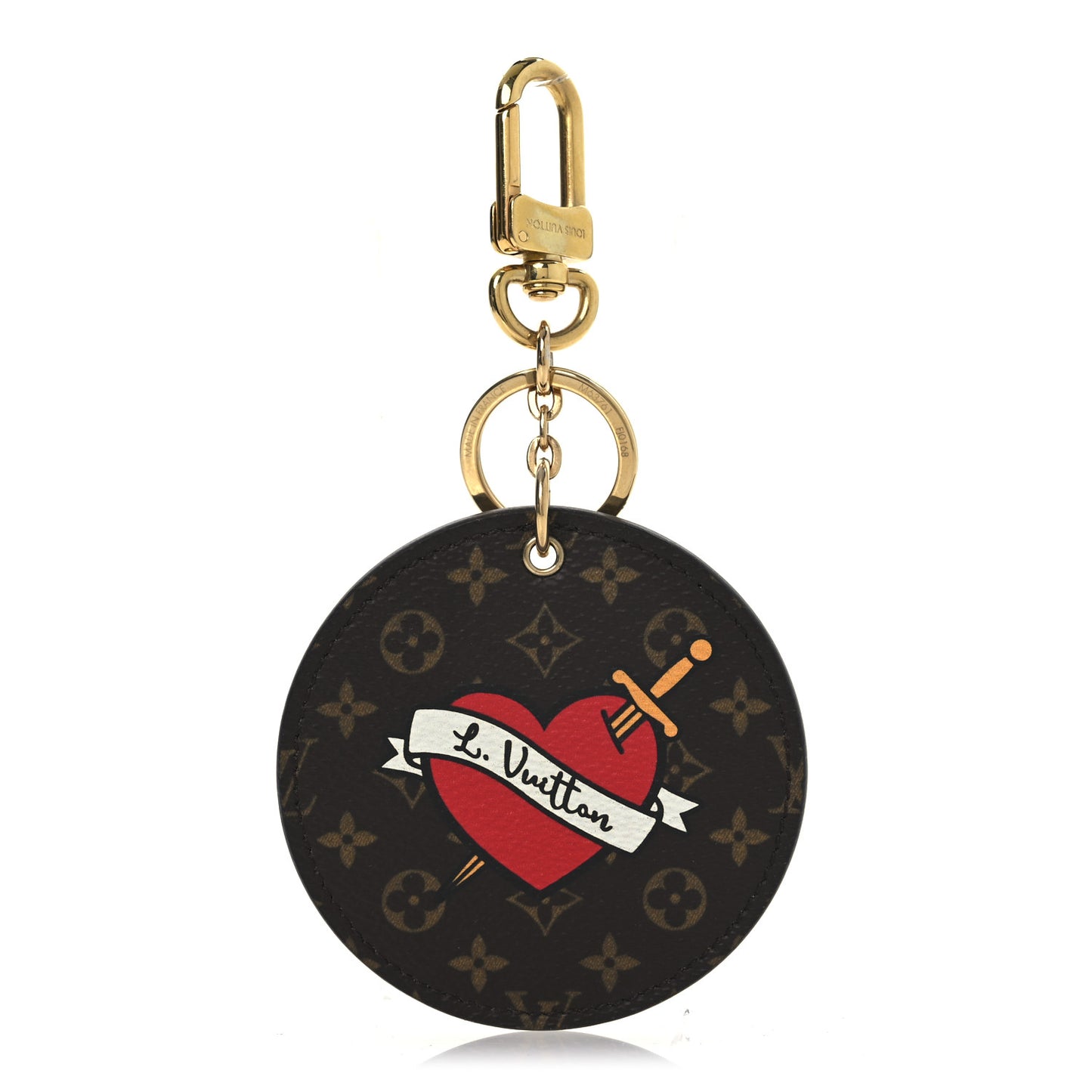 Monogram Stories Bag Charm Key Holder