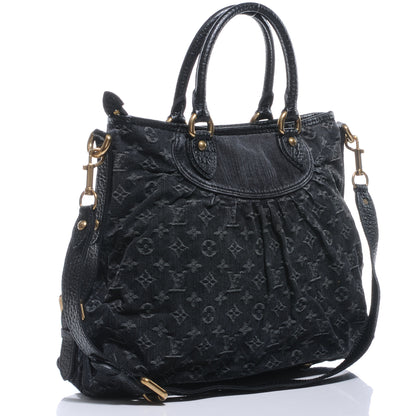 Louis Vuitton Denim Neo Cabby GM Black 3 of 7