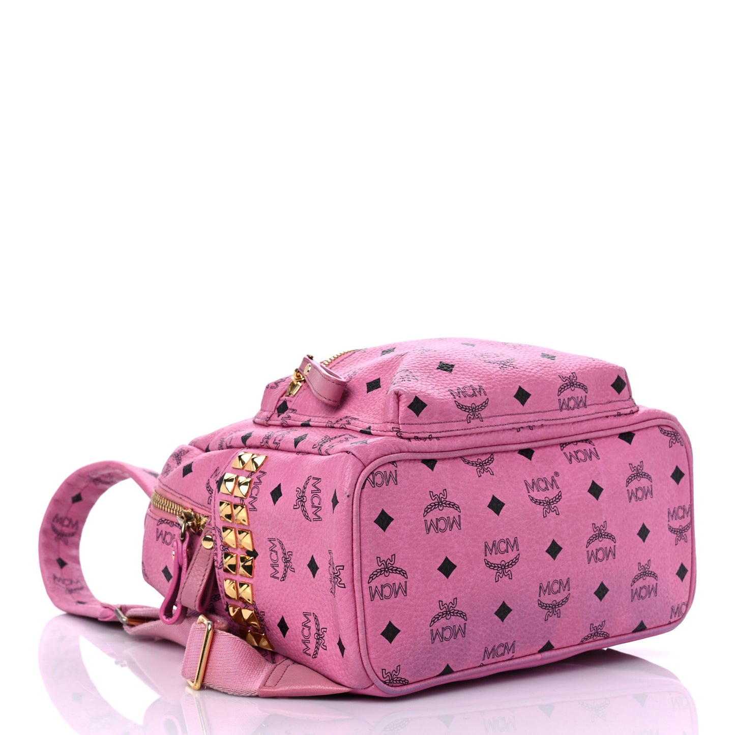 Visetos Small Side Stud Stark Backpack Pink