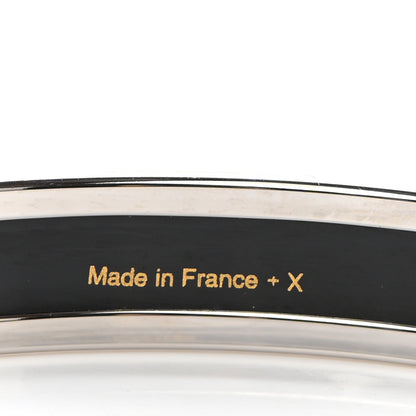 Hermes Enamel Printed Narrow Cavald'Or Bracelet 65 Romantique 4 of 5
