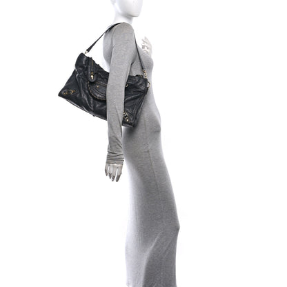 Balenciaga Agneau Classic Gold Hardware City Gris Fossile 2 of 10