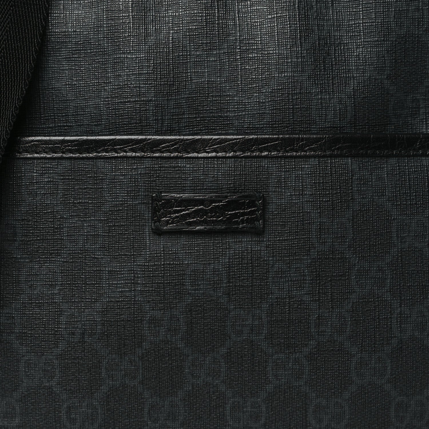 Gucci GG Plus Flat Messenger Bag Black Grey 8 of 10