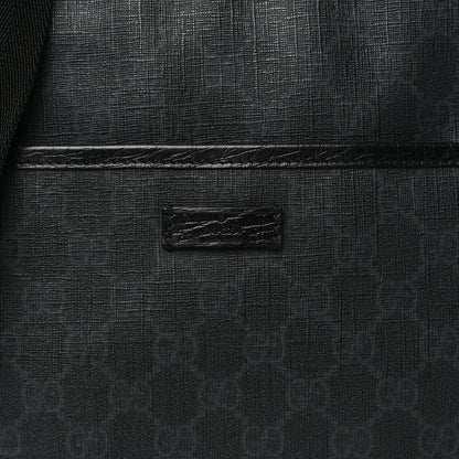 Gucci GG Plus Flat Messenger Bag Black Grey 8 of 10