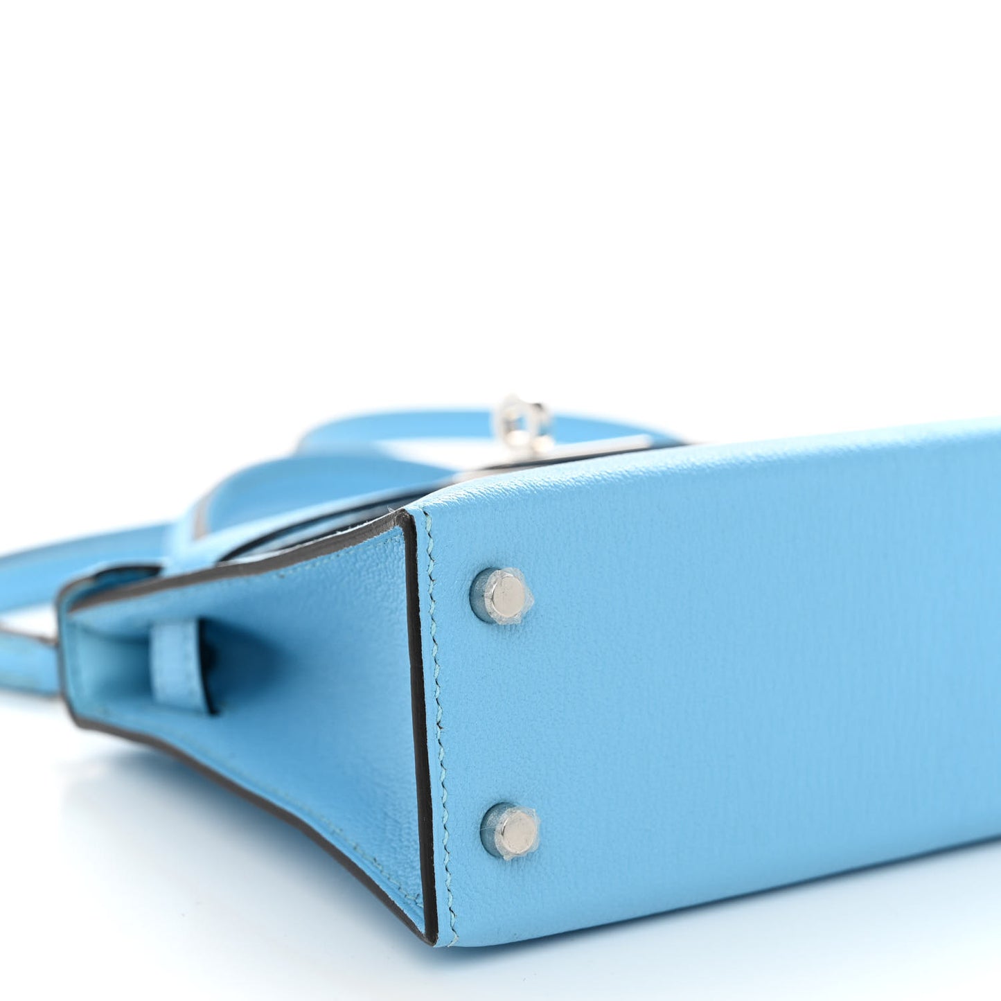 Chevre Mysore Mini Kelly Sellier 20 Celeste
