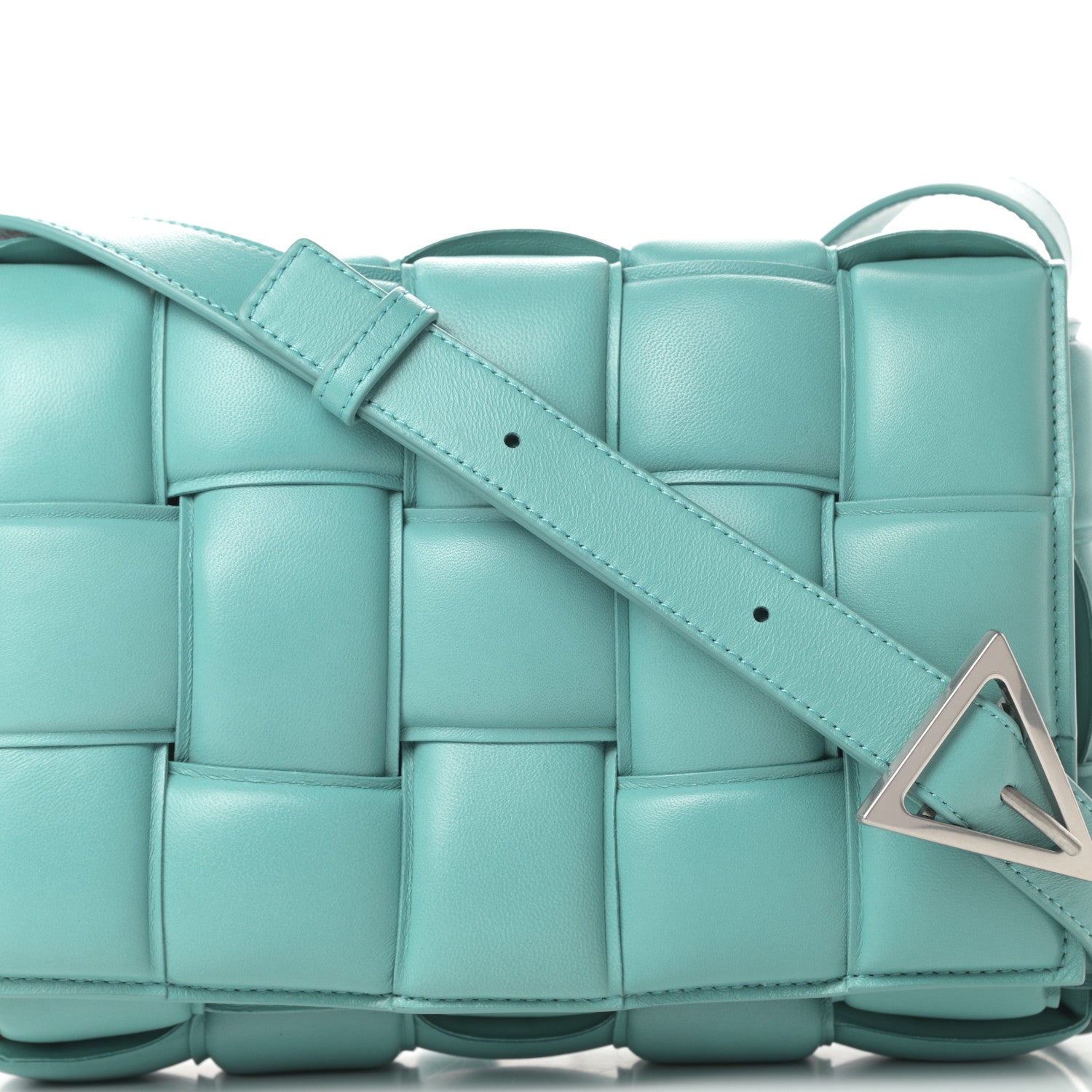 Bottega Veneta Nappa Maxi Intreccio Padded Cassette Crossbody Bag Spearmint 8 of 11