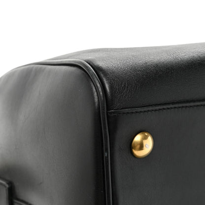 Saint Laurent Calfskin Classic Duffle 6 Black 13 of 16