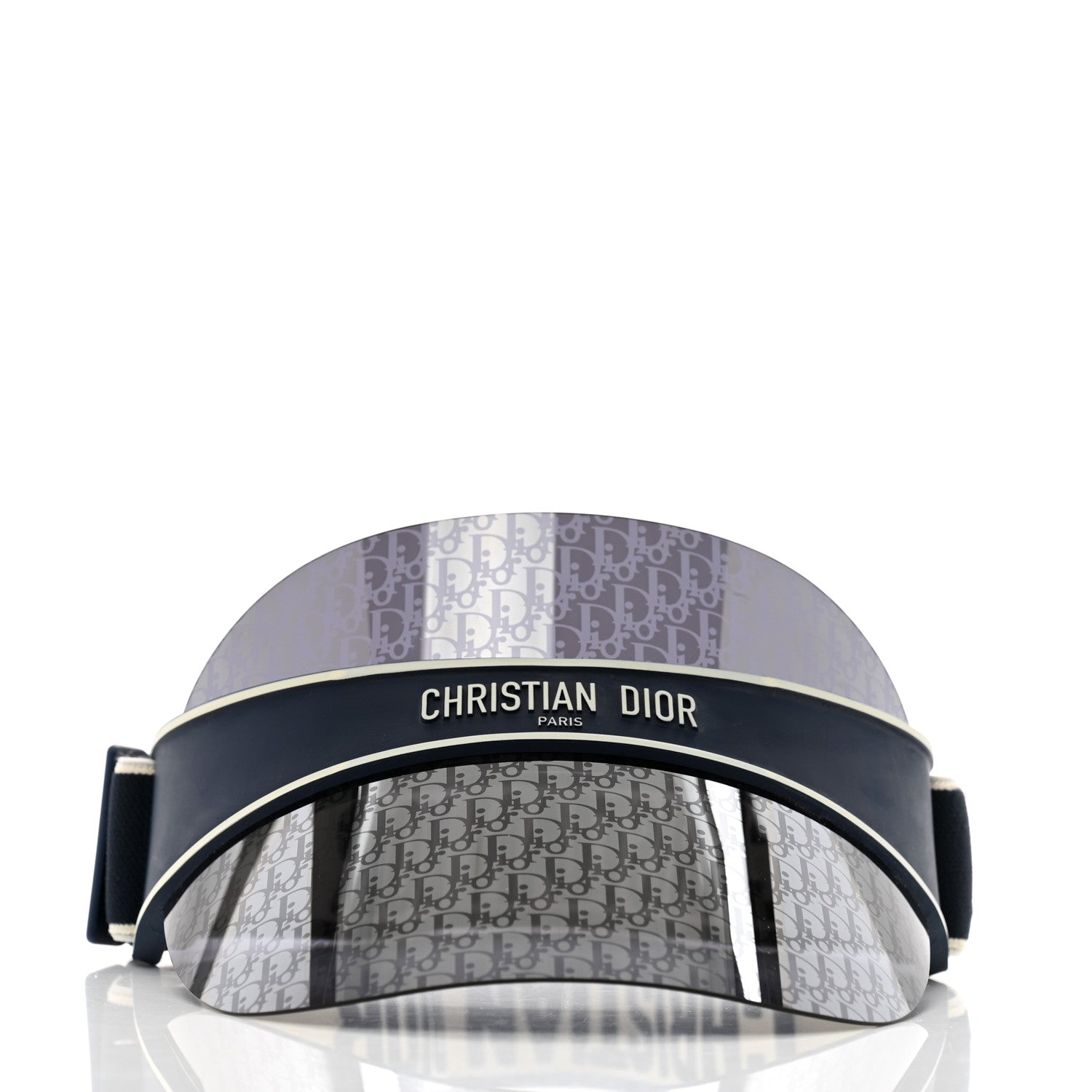 Christian Dior Oblique DiorClub V1U Sun Visor Blue 3 of 9