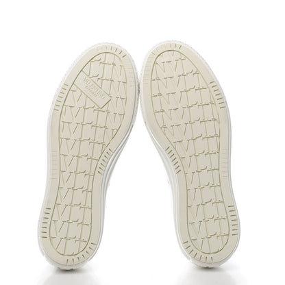 Valentino Garavani Patent Calfskin Womens Giggies Low Top Sneakers 40 White 6 of 10
