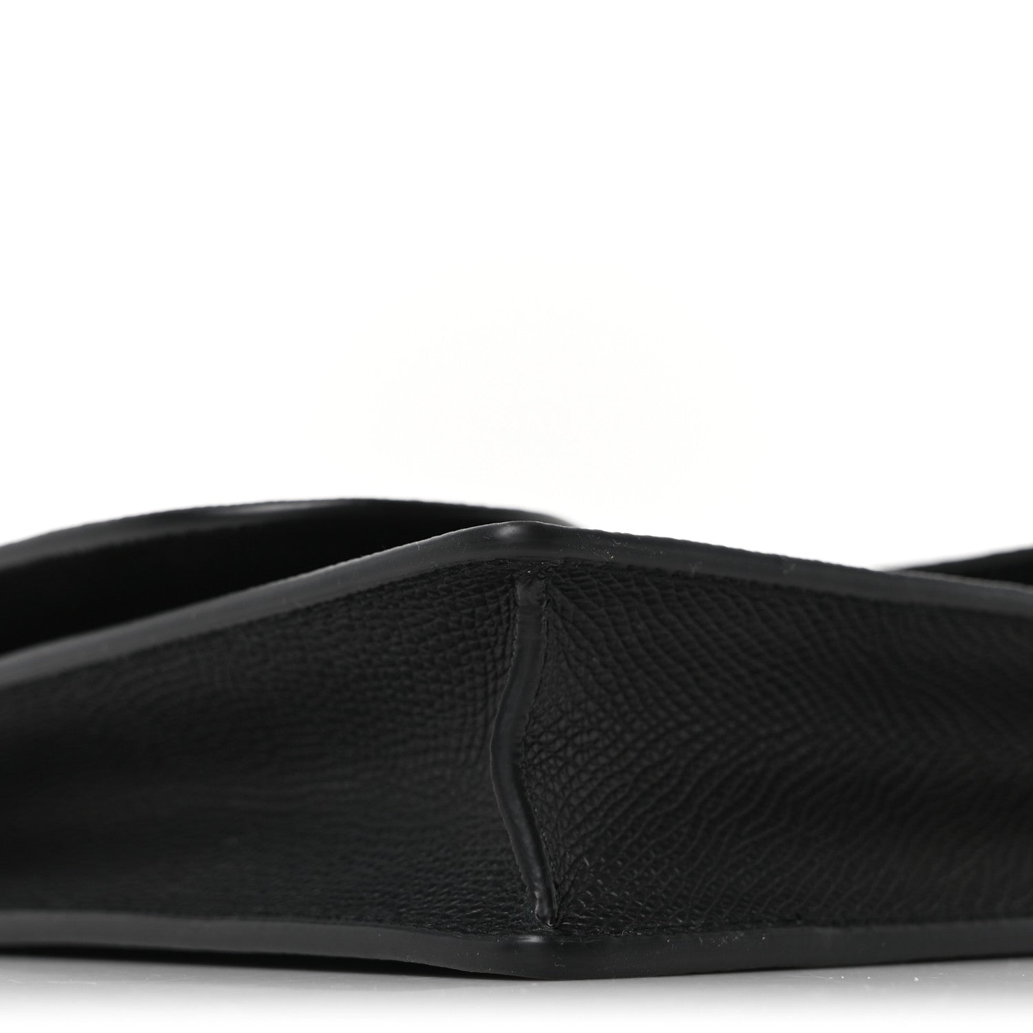 Christian Dior Grained Calfskin Saddle Chain Pouch Black 8 of 9
