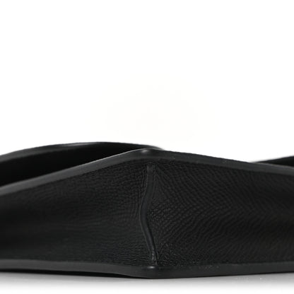Christian Dior Grained Calfskin Saddle Chain Pouch Black 8 of 9