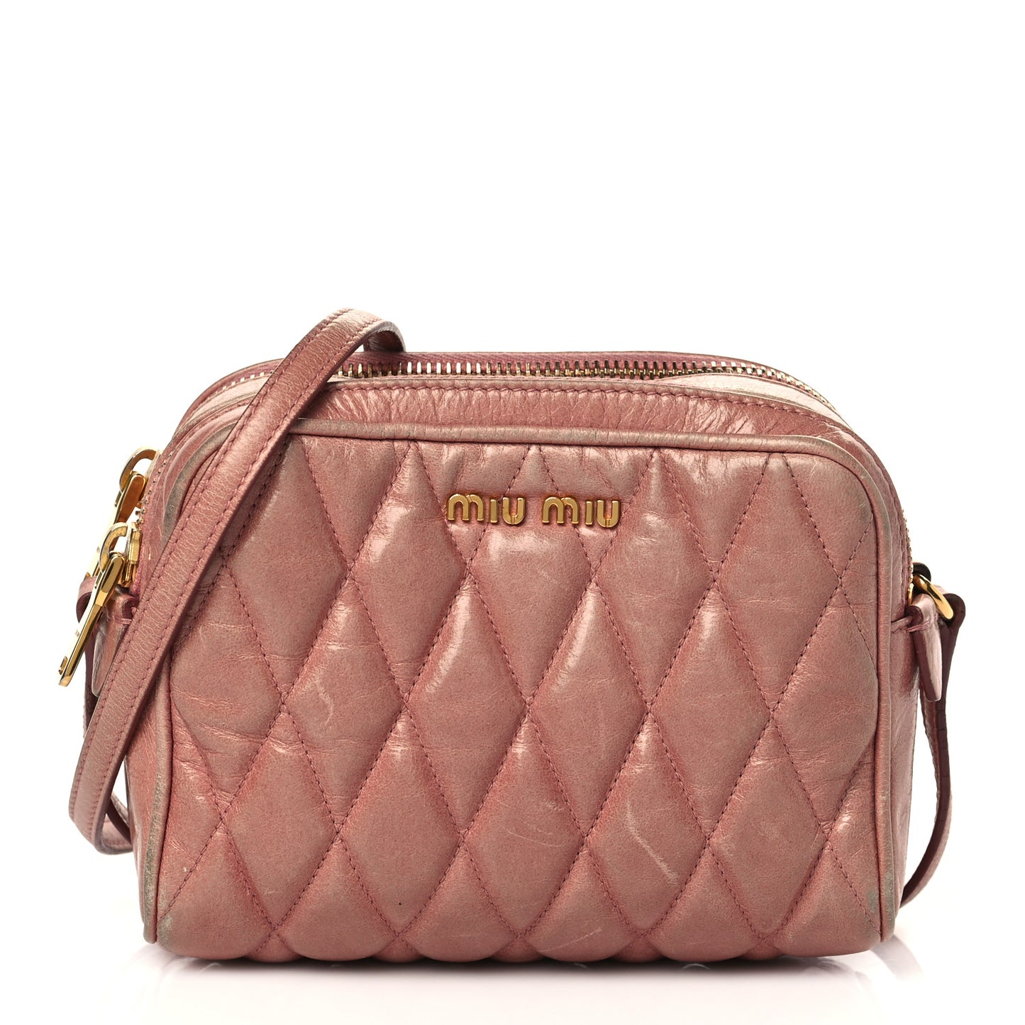 Vitello Shine Quilted Camera Bag Loto