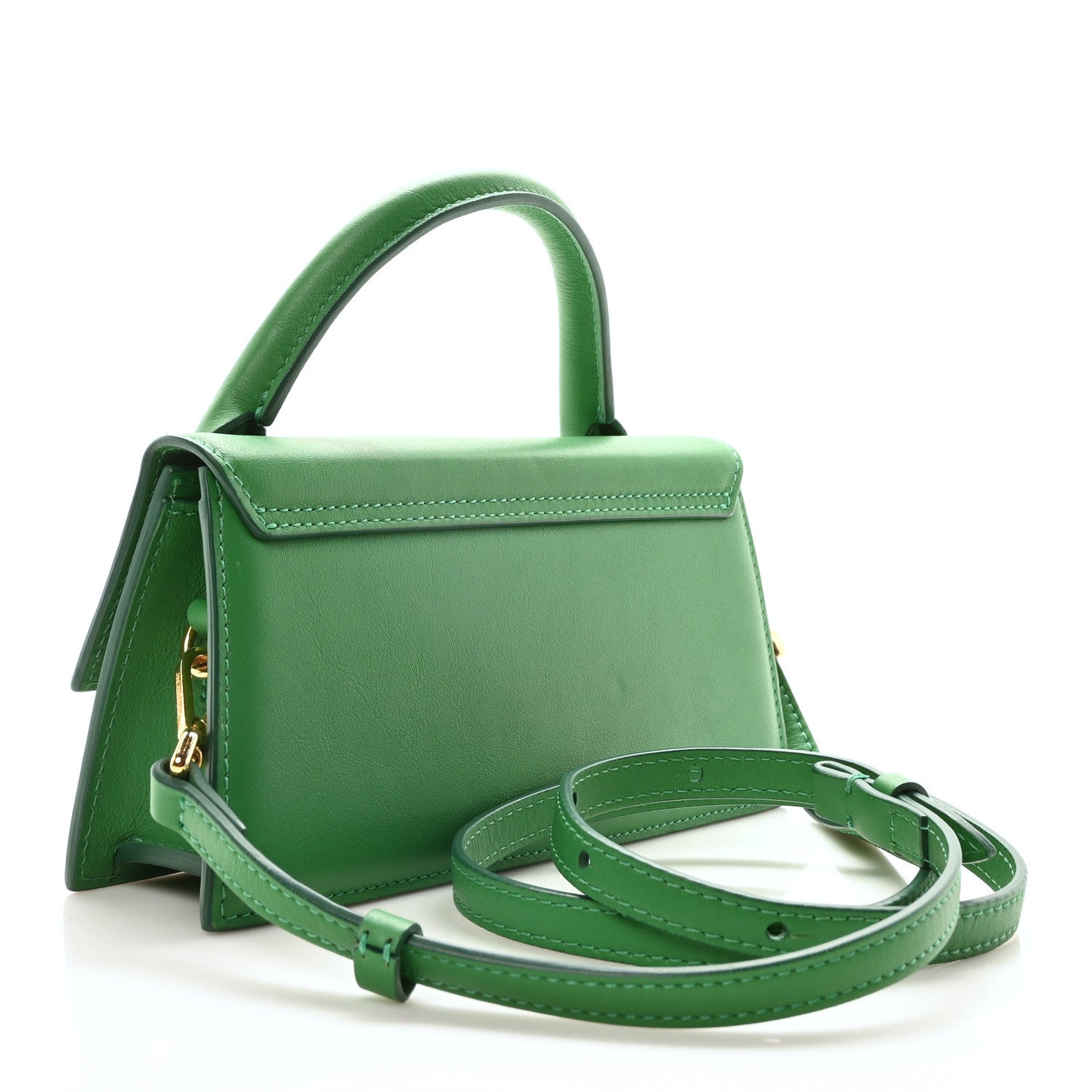 Jacquemus Smooth Calfskin Le Chiquito Long Green 3 of 9
