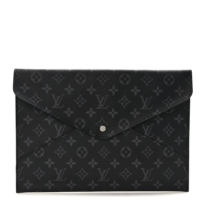 Louis Vuitton Monogram Eclipse Envelope Case 1 of 8