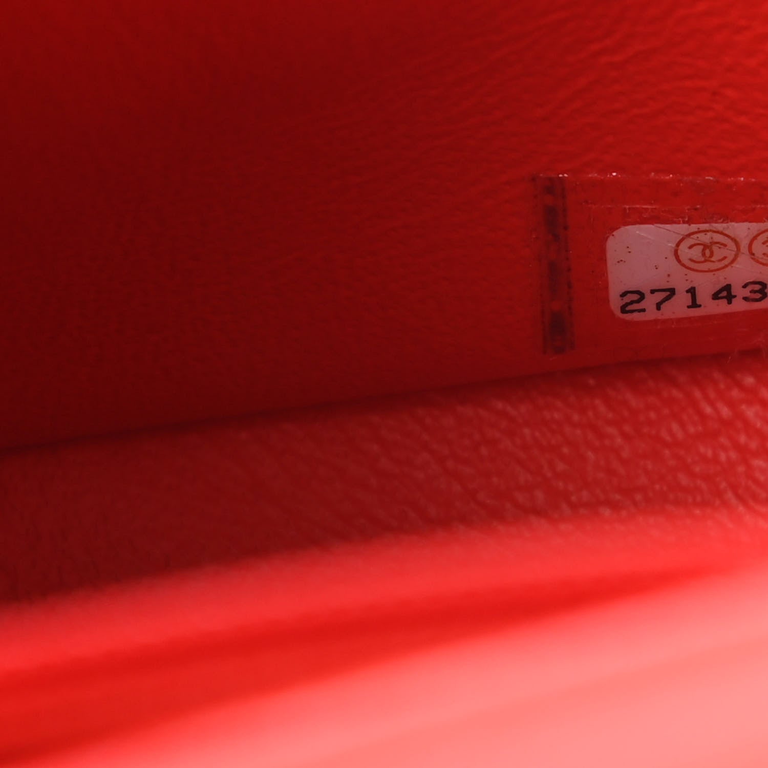 Chanel Lambskin Quilted Mini Square Flap Red 9 of 11