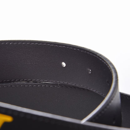 Gucci Calfskin 1973 Reversible Belt 80 32 Orange Black 11 of 13