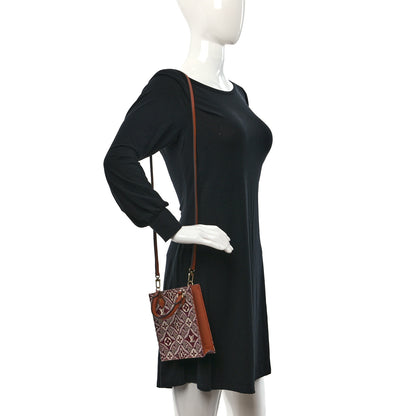 Louis Vuitton Jacquard Since 1854 Petit Sac Plat Bordeaux 2 of 8