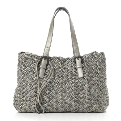 Bottega Veneta Metallic Intrecciato Tote Silver 3 of 10