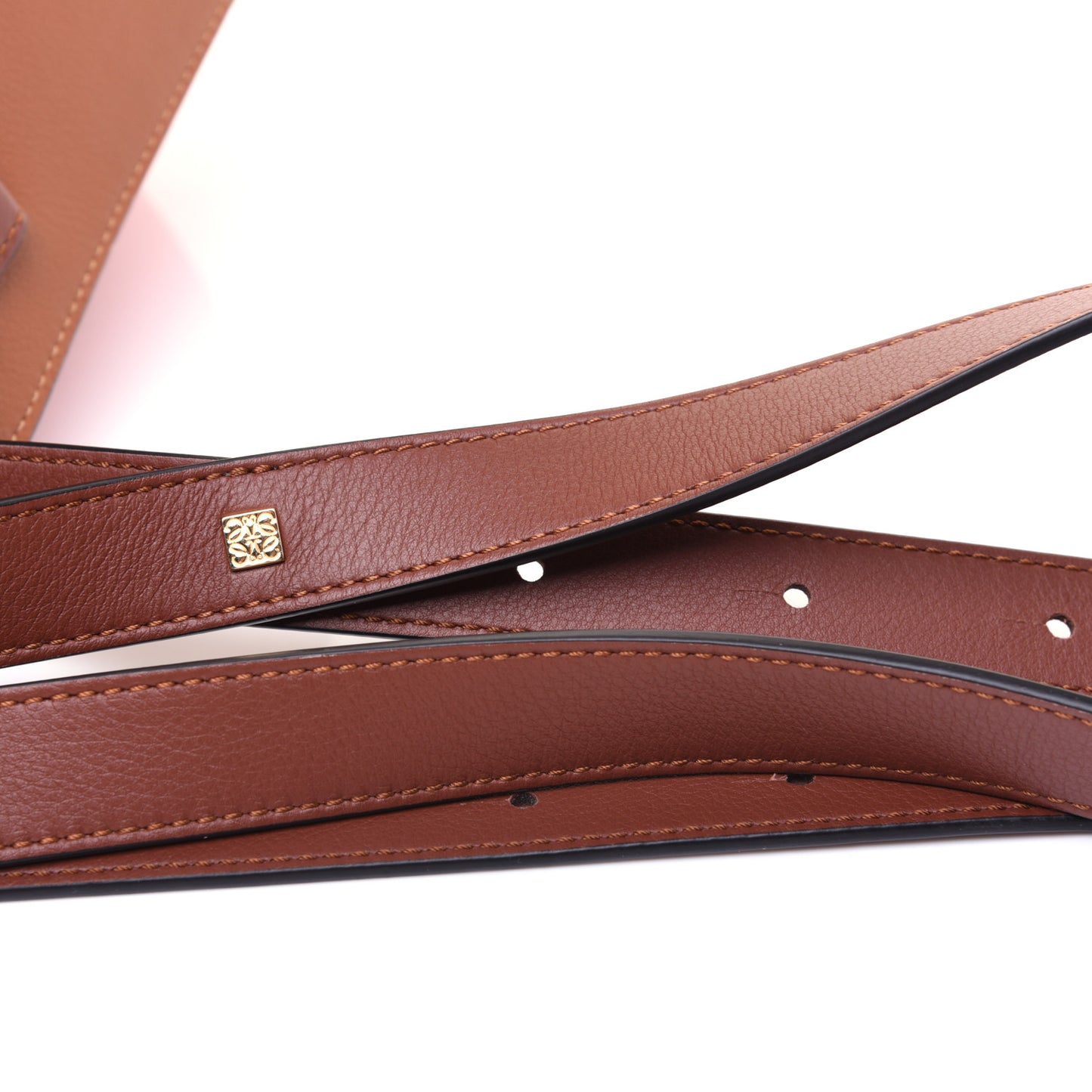 Calfskin Small Hammock Shoulder Bag Tan Pink Tan