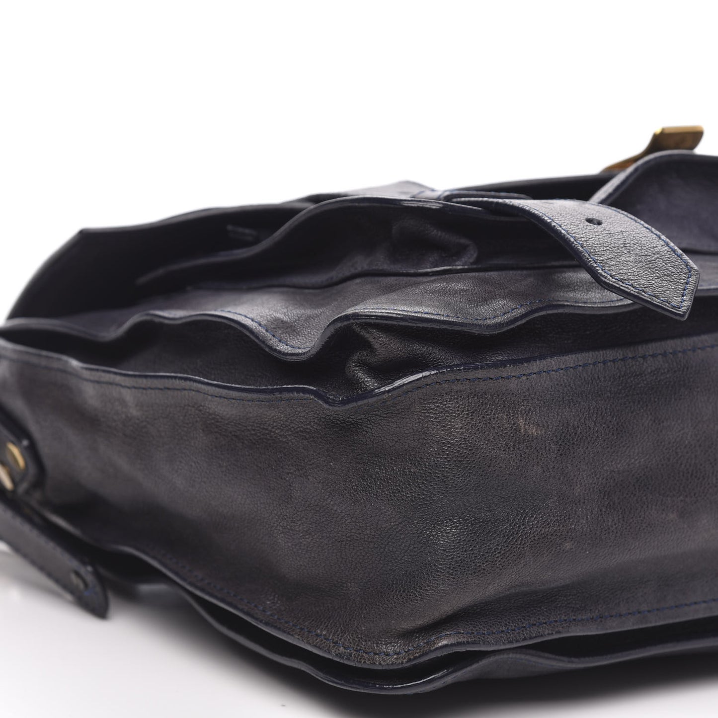 Lambskin Medium PS1 Satchel Navy