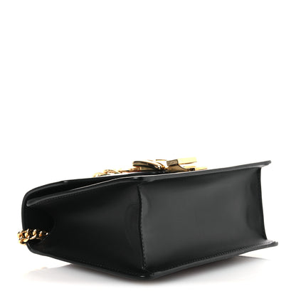 Gucci Calfskin Mini Sylvie Chain Shoulder Bag Black 4 of 11