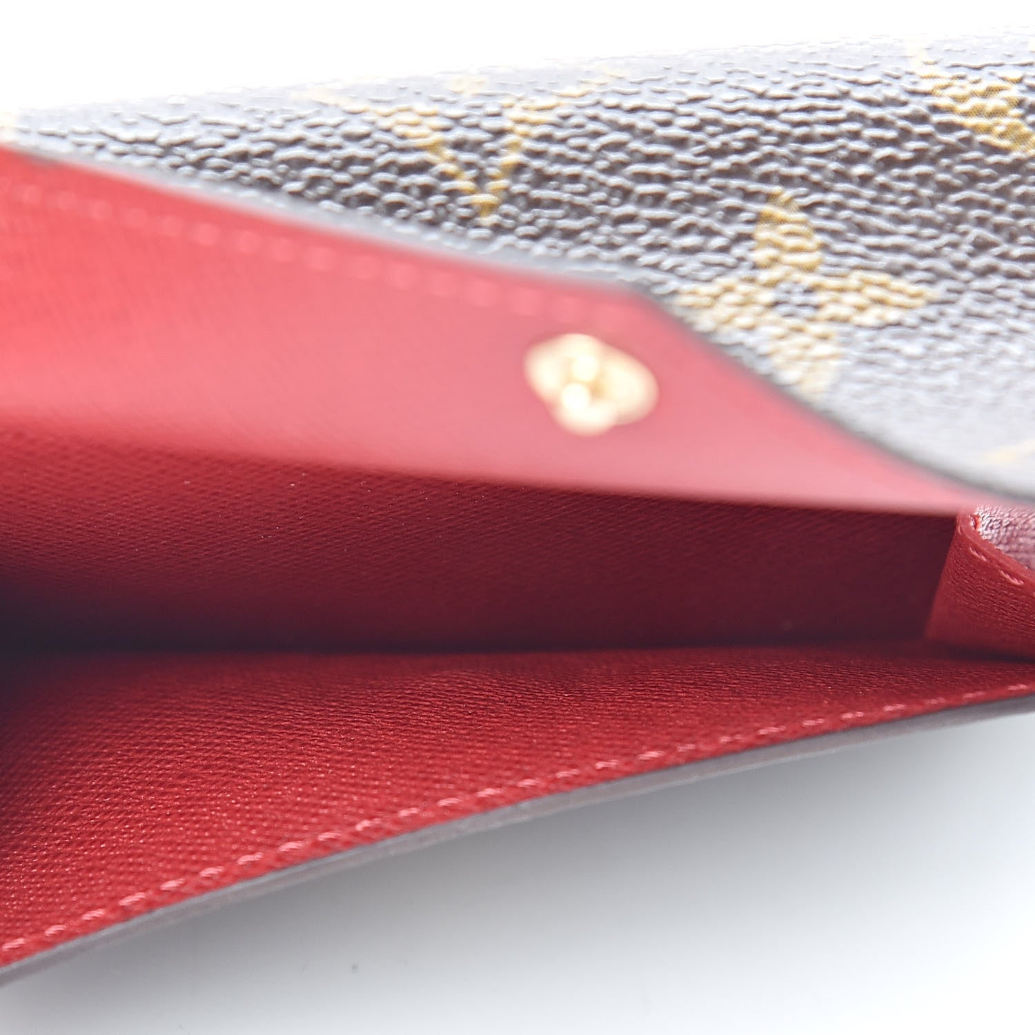 Louis Vuitton Monogram Compact Marie Wallet Rouge 5 of 8