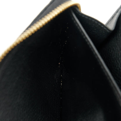 Louis Vuitton Empreinte Zippy Wallet Black 8 of 8