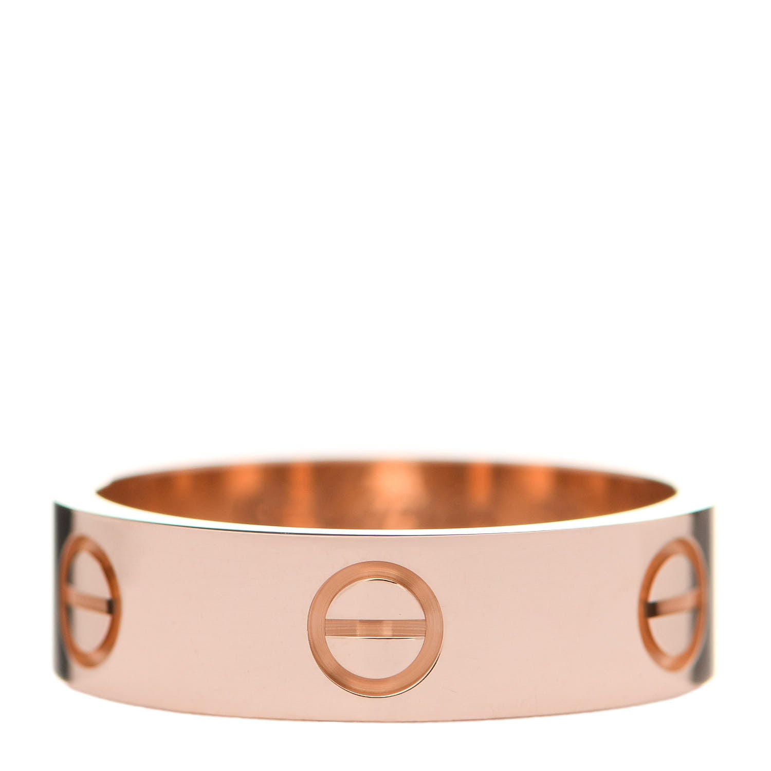 Cartier 18K Pink Gold 5.5mm LOVE Ring 55 7.25 1 of 6