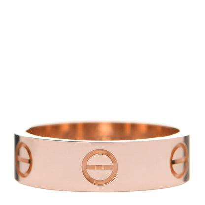 Cartier 18K Pink Gold 5.5mm LOVE Ring 55 7.25 1 of 6