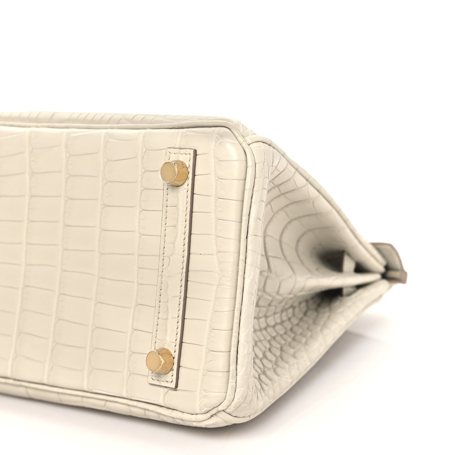 Hermes Matte Alligator Birkin 25 Beton 10 of 12