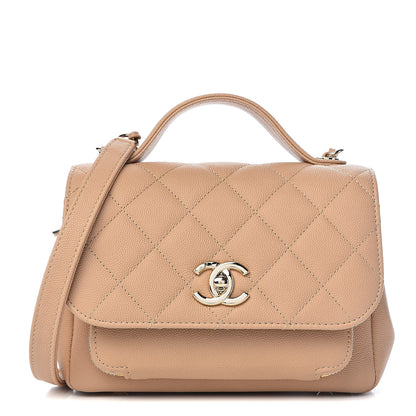 Chanel Caviar Quilted Small Business Affinity Flap Beige 1 of 12
