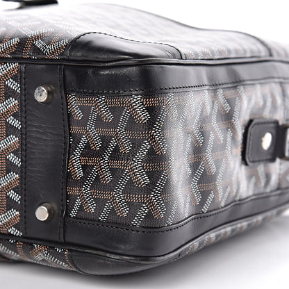 Goyard Goyardine Ambassade MM Briefcase Black 10 of 11