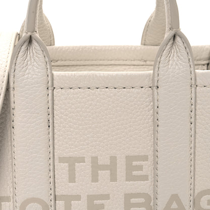 Marc Jacobs Grained Calfskin Mini The Tote Bag Cotton 8 of 11