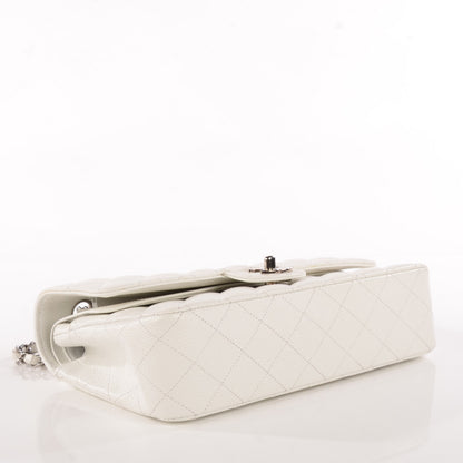 Chanel Caviar Quilted Medium Double Flap White 4 of 9