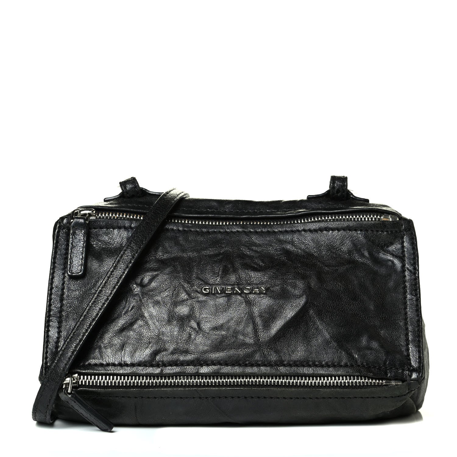 Givenchy Tumbled Sheepskin Mini Pandora Black 1 of 7